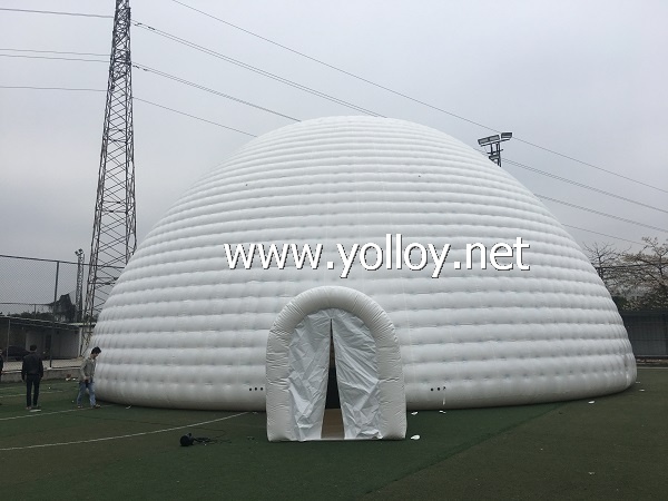 20m Diameter Airtight Inflatable dome tent
