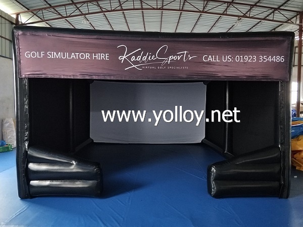 Customized Inflatable Golf Simulator Room