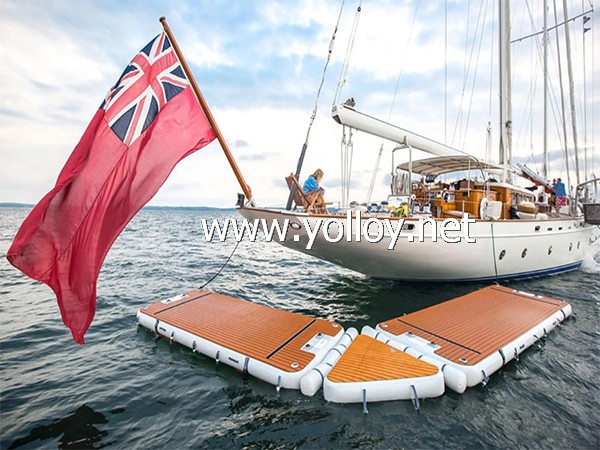 Inflatable Floating Boat Dock Leisure Platforms