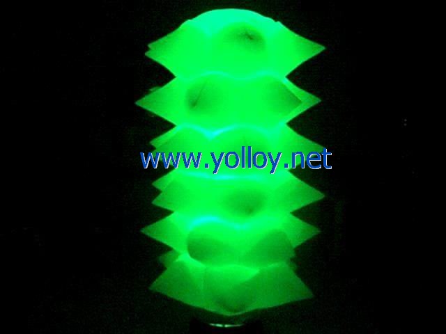 8ft tall inflatable spiked tower lighting