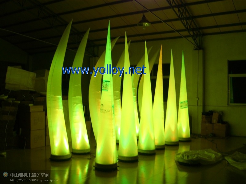 inflatable lighting corn for festival party decoration