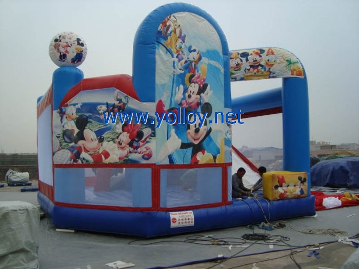 Mickey and Minnie inflatable party bouncy club house