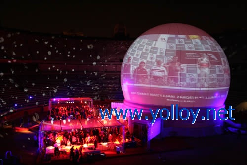 10m portable projection dome