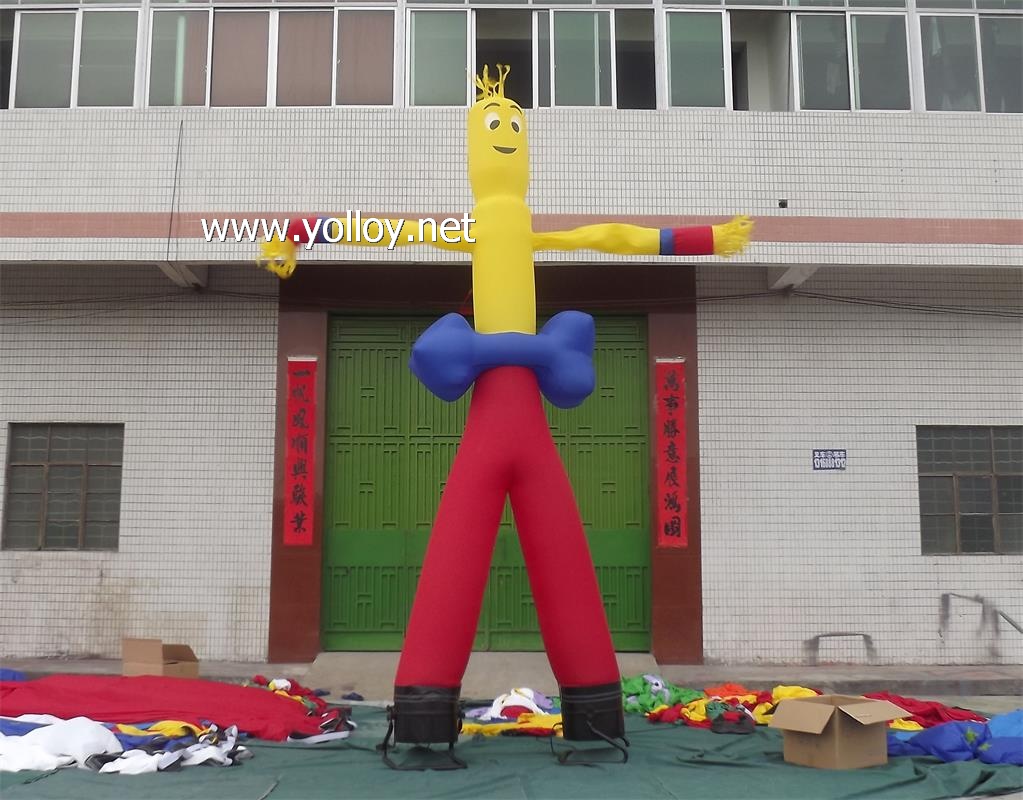 20ft inflatable air sky dancer double leg