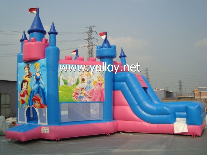 Disney princess party castle jumping inflatable