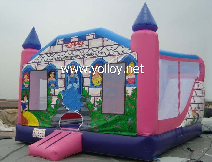 princess castles jumping blow up bounce house