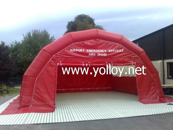 emergency shelter service air inflate tent