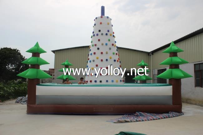 inflatable climbing mountain game indoor rock