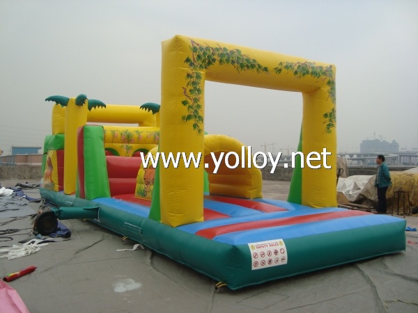 Creative inflatable Obstacle jumping Course for kids
