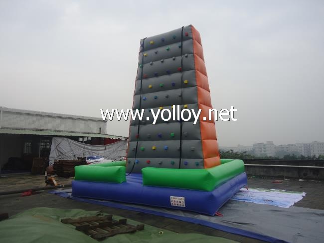 Obstacle sports Inflatable Rock climbing wall