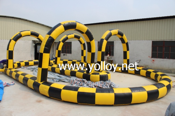 inflatable zorb ball race track