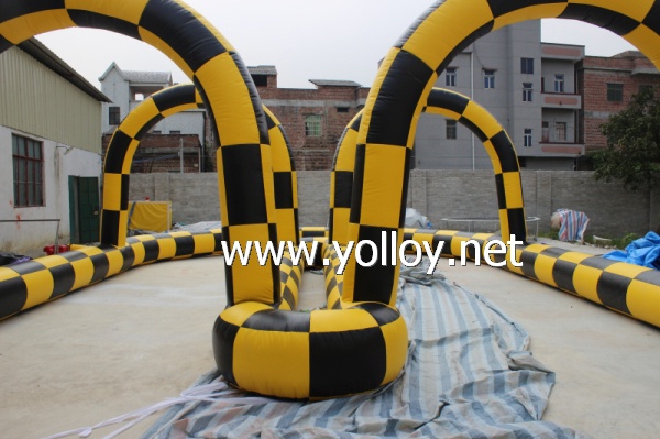 inflatable zorb ball race track