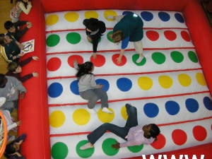 inflatable playground Mega Twister game