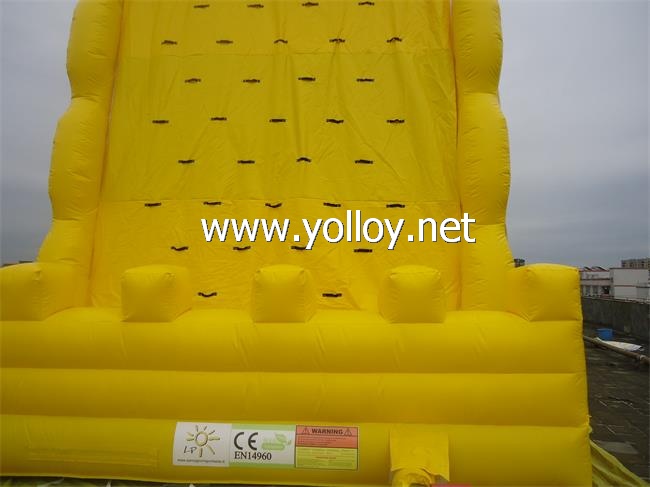 Yellow Sports inflatable rock climbing wall indoor climb