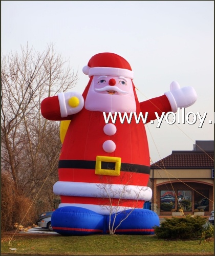 xmas santa inflatable big santa claus decoration