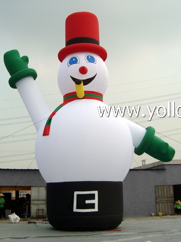 christmas decorations giant snowman inflatable outdoor