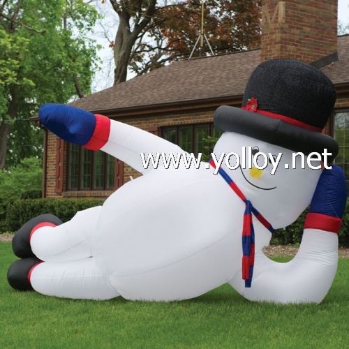 Christma frosty snow man inflatable