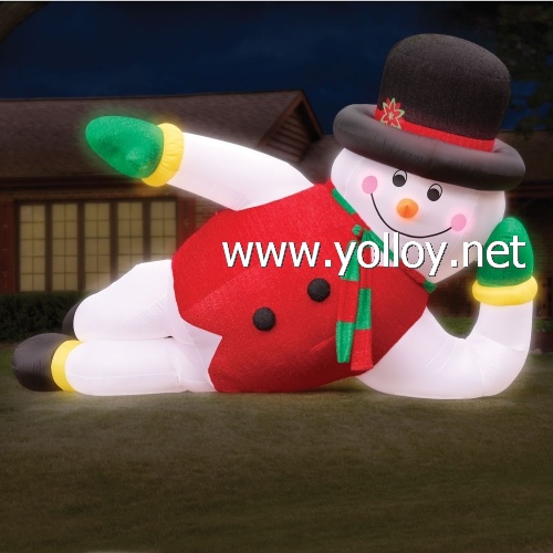 Christma frosty snow man inflatable
