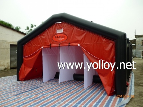 inflatable outdoor shower tent decontamination