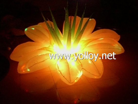 LED inflatable flower decoration for party