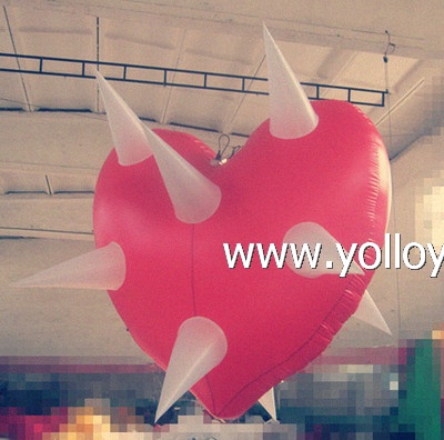 Heart lampshade droplight inflatable