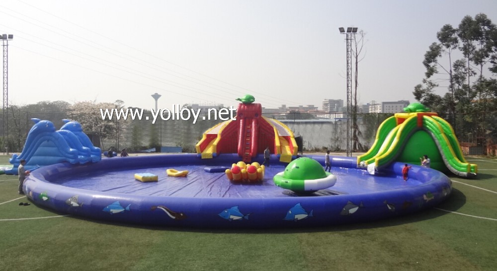 inflatable water park