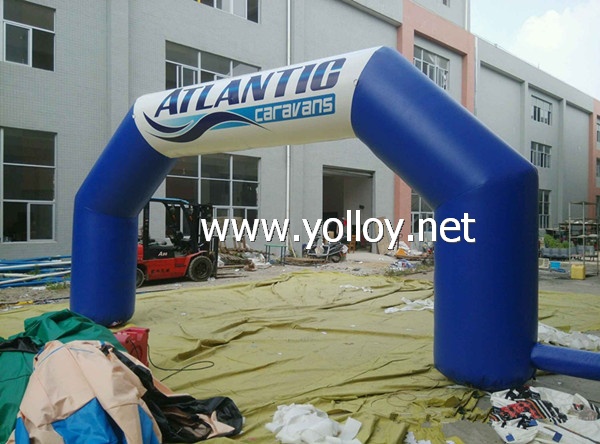 Inflatable entrance arch