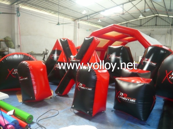 Inflatable Tactical paintball bunker