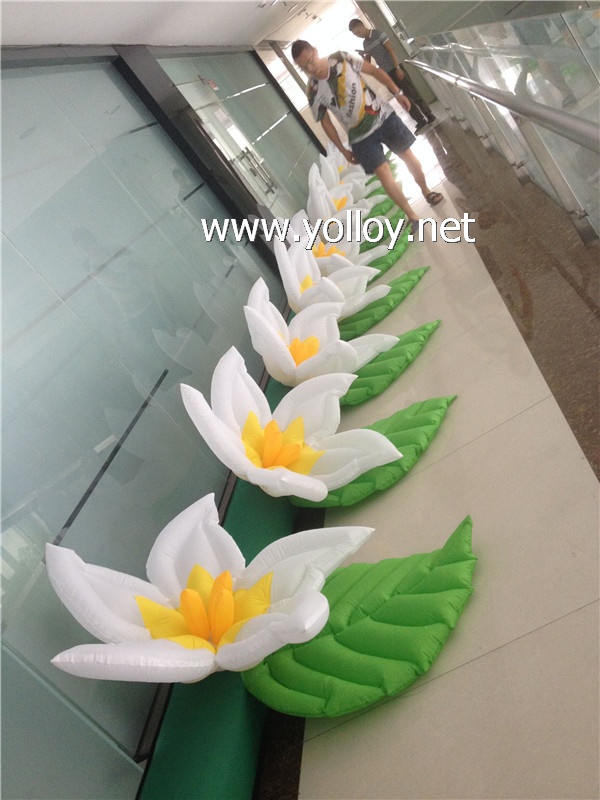 inflatable flower pathway for wedding