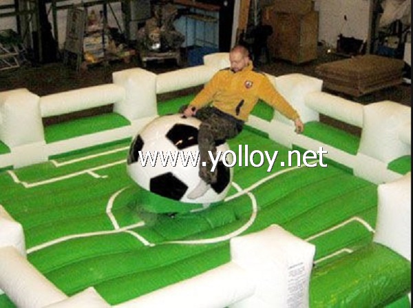 Mechanical Football Bull Rodeo Inflatable Game