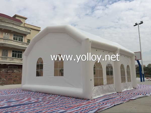 Portable inflatable party event tent