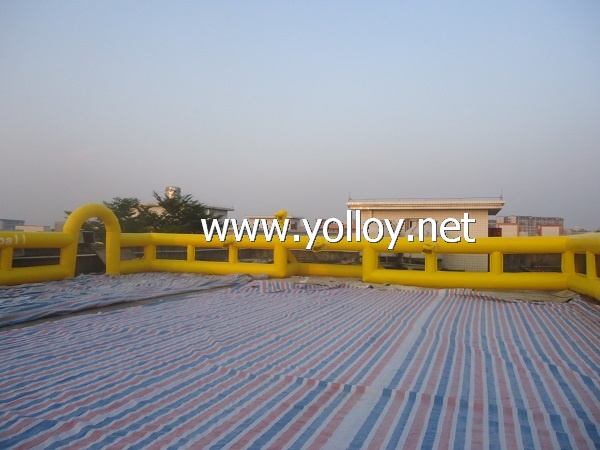 2 in 1 Inflatable Basketball and Football Field for Sport Game