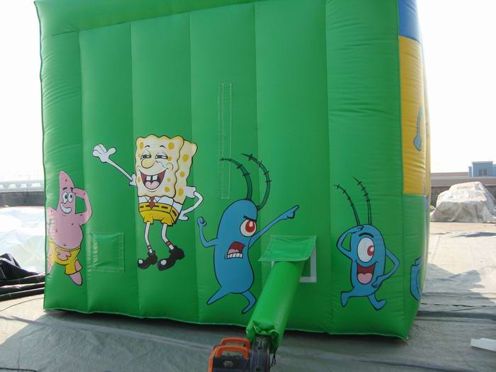 spongebob slide inflatable