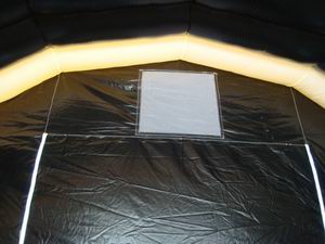 inflatable spray tent details