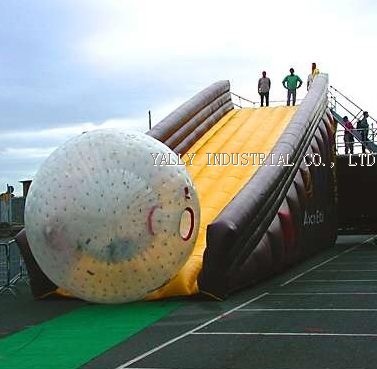 inflatable Zorb Ball ramp game