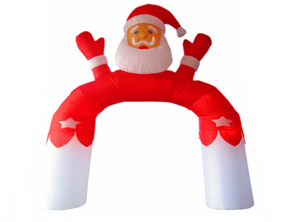 Santa inflatable arch