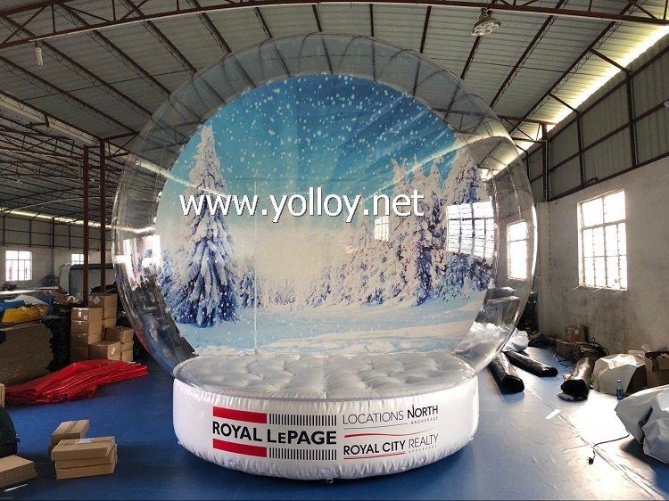 Christmas Photo Inflatable Snow Globe