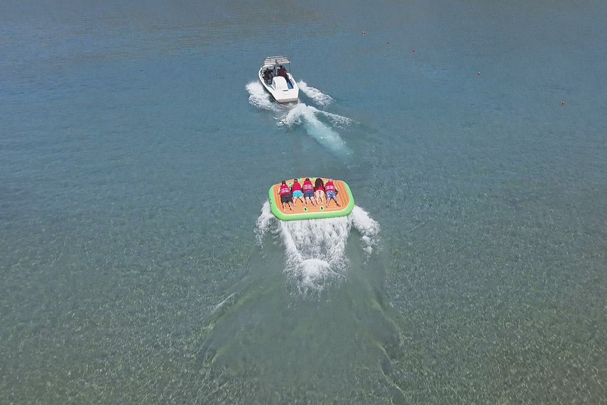 inflatable towable boat