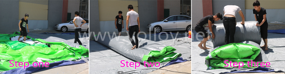 how to pack inflatable tent