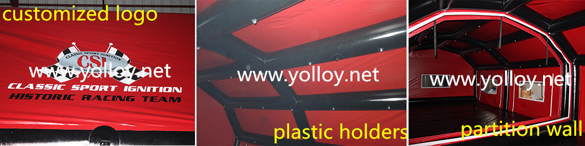 detailed images of inflatable movable workstation tent