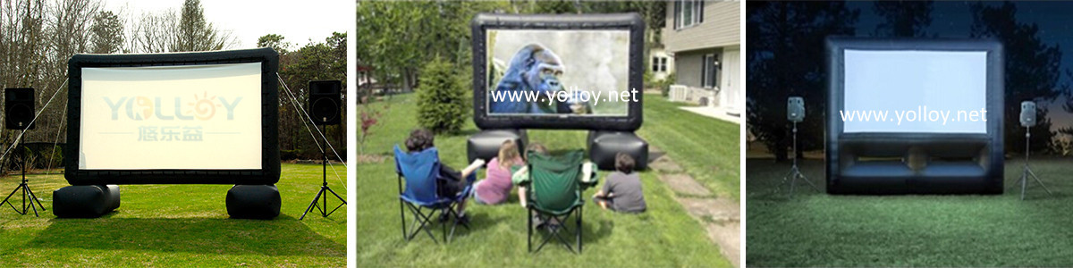 Clients' feedback of inflatable movie screen