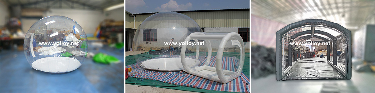 more reference clear inflatable tent