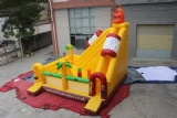 Funny Inflatable kangaroo Jumping Bouncer Middle Size Slide