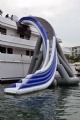 Curved Inflatable Water Slide