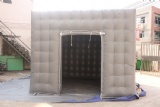 Internal size:3mLx3mWx3mH
Material:Commercial grade PVC tarps
Color & Size:can be customized
Weight about:70 kgs