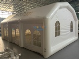Outdoor wedding white inflatable tent