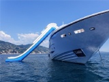 Yacht Inflatable Water Slide For Boat