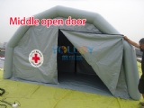 A rapid deployment rescue medical tent