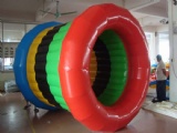 Inflatable water walking roller water game