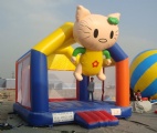 Inflatable bouncer house hello kitty moonwalks